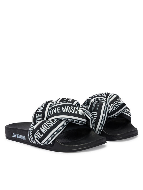 LOVE MOSCHINO LOVE MOSCHINO Klapki JA28312G0OIW300A Czarny
