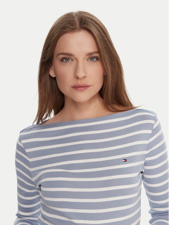 Tommy Hilfiger Tommy Hilfiger Блузка WW0WW40589 Блакитний Regular Fit