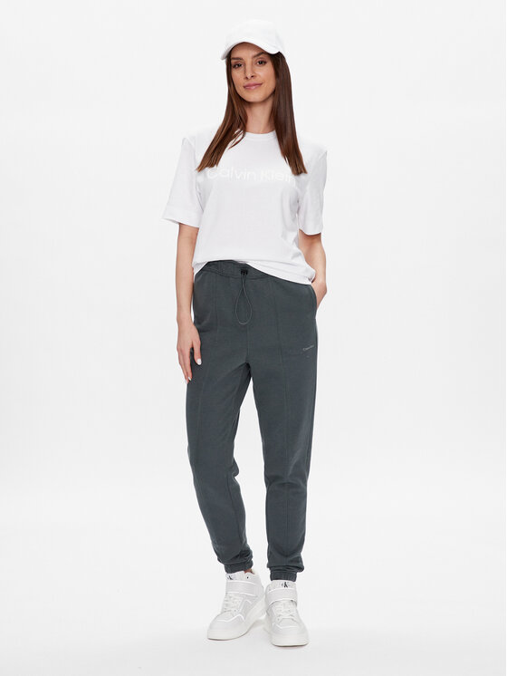 Calvin Klein Performance Calvin Klein Performance Marškinėliai 00GWS3K128 Balta Relaxed Fit