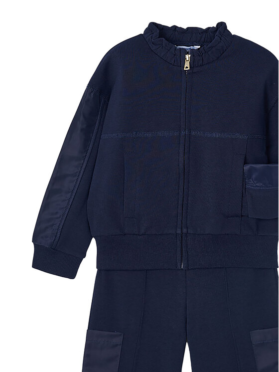 Mayoral Mayoral Dres 3878 Granatowy Relaxed Fit