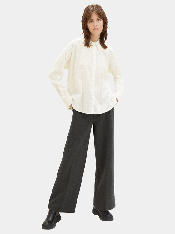 Tom Tailor Denim Tom Tailor Denim Särk 1039361 Valge Regular Fit