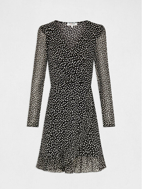 Morgan Morgan Kleid für den Alltag 231-RLOIS Schwarz Regular Fit