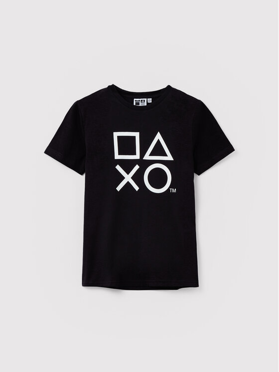 OVS OVS T-Shirt PLAYSTATION 1433942 Μαύρο Regular Fit