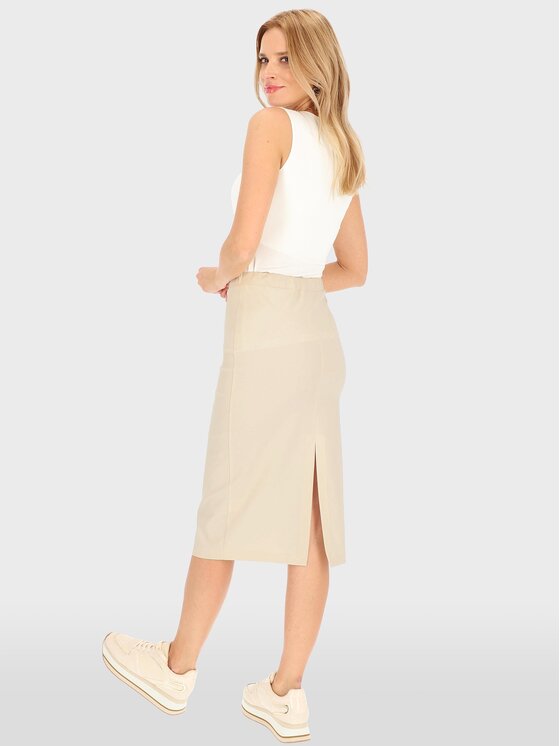 Perso Perso Spódnica JPE242406F Brązowy Fitted Fit