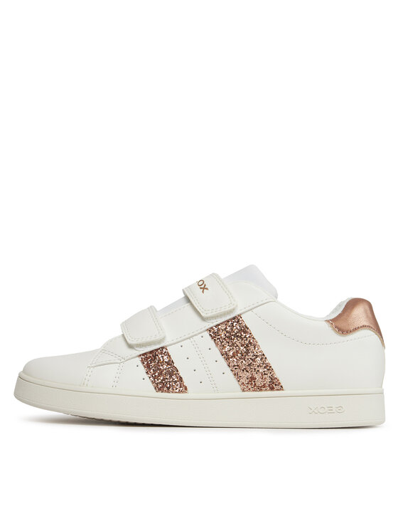 Geox Geox Sneakersy J Eclyper Girl J45LRA 000BC C1ZH8 D Biały