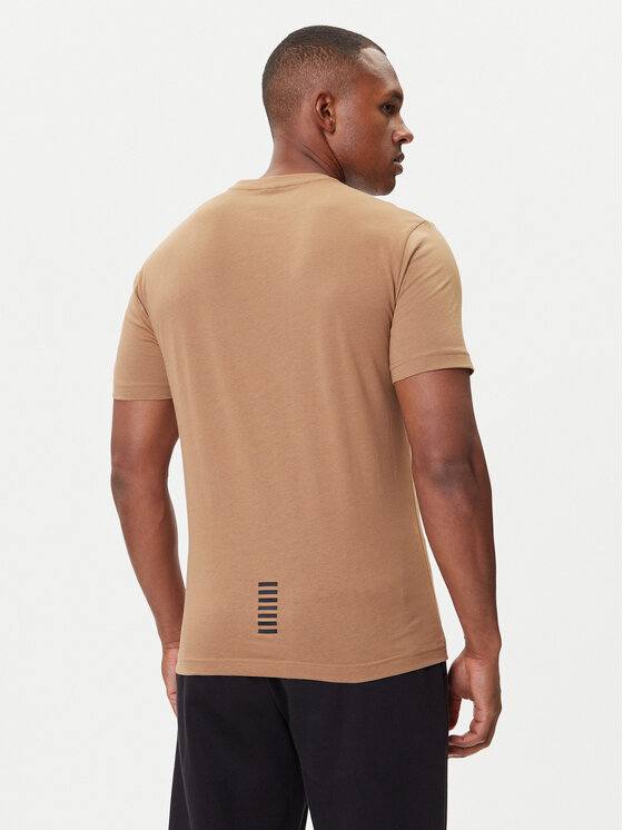 EA7 Emporio Armani EA7 Emporio Armani Тишърт 8NPT25 PJVPZ U6171 Бежов Regular Fit