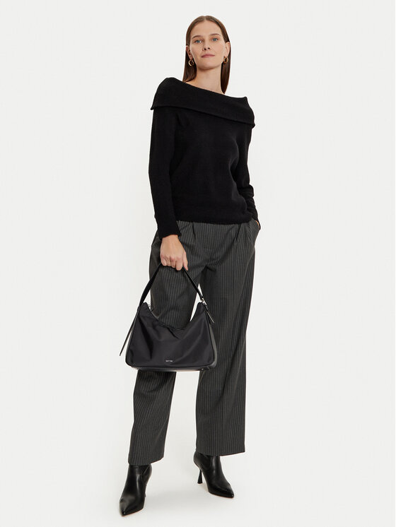 Calvin Klein Calvin Klein Torbica Ck Sense Md Shoulder Bag_Nylon K60K612797 Crna