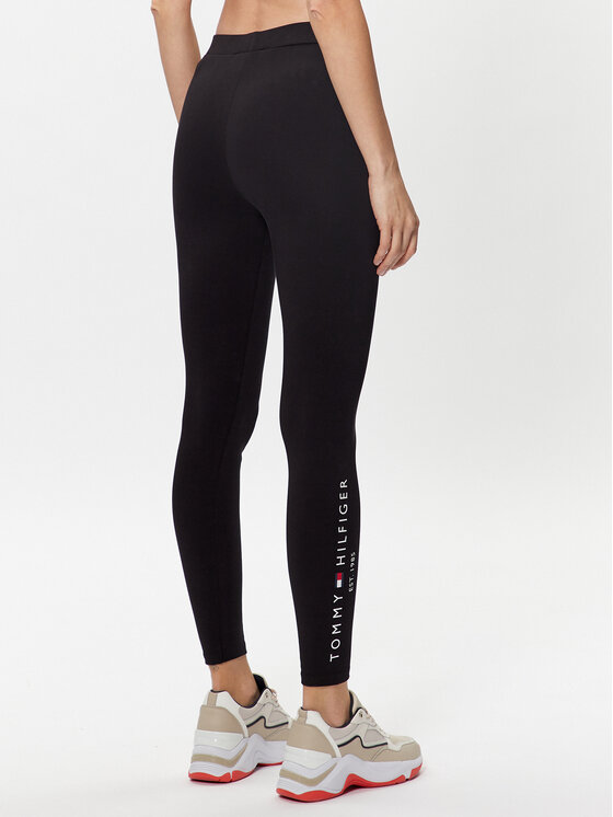 Tommy Hilfiger Tommy Hilfiger Leggings Heritage WW0WW37347 Schwarz Slim Fit
