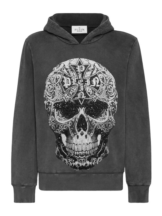 PHILIPP PLEIN PHILIPP PLEIN Bluza 25959 Czarny Regular Fit