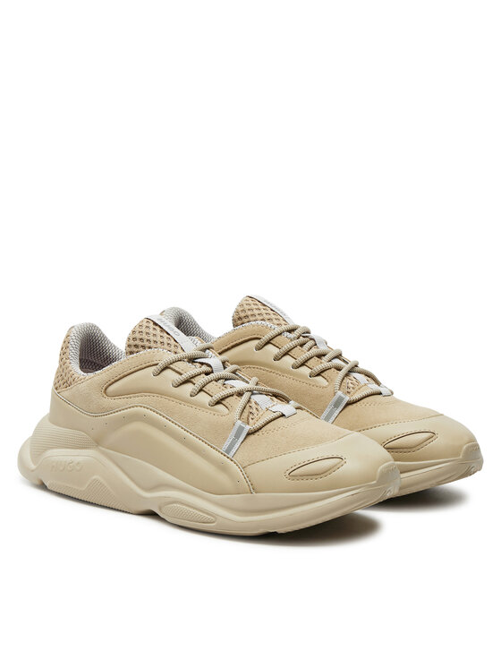 HUGO Hugo Sneakersy Leon Runn 50523838 Beżowy