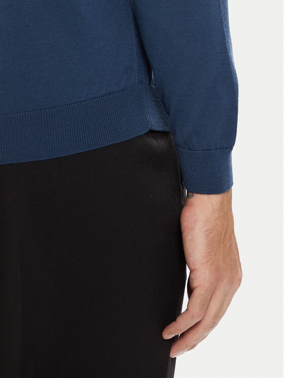 BOSS BOSS Golfas Musso-P 50468262 Mėlyna Slim Fit