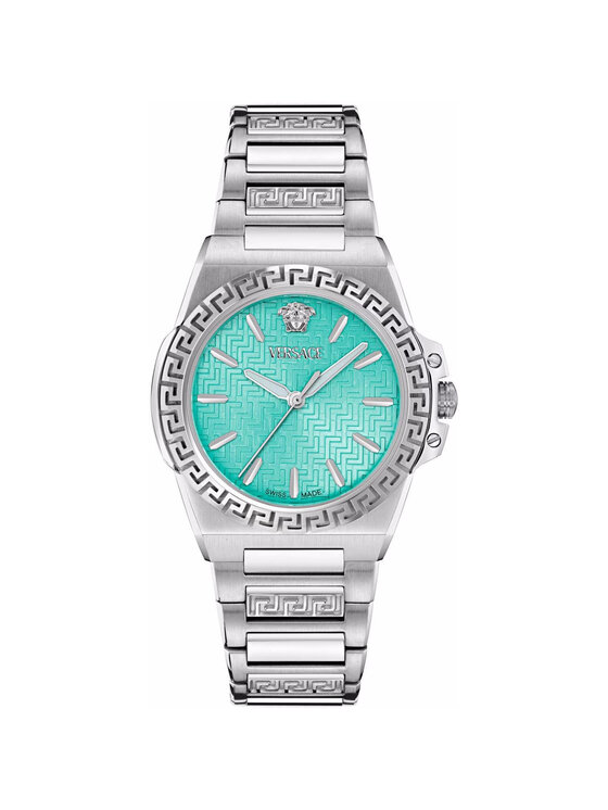Versace Versace Zegarek VE0D00325 Srebrny