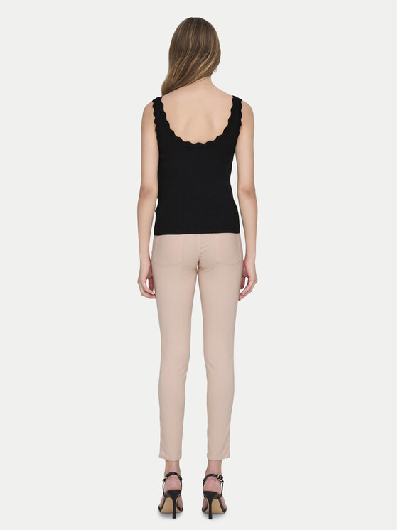 JDY JDY Топ Nanna 15290585 Чорний Slim Fit