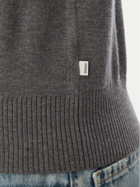 Guess Jeans Guess Jeans Гольф W6BR03 Z1246 Сірий Regular Fit