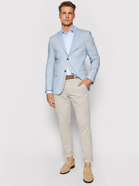 Camicia MCR37 Blu Slim Fit
