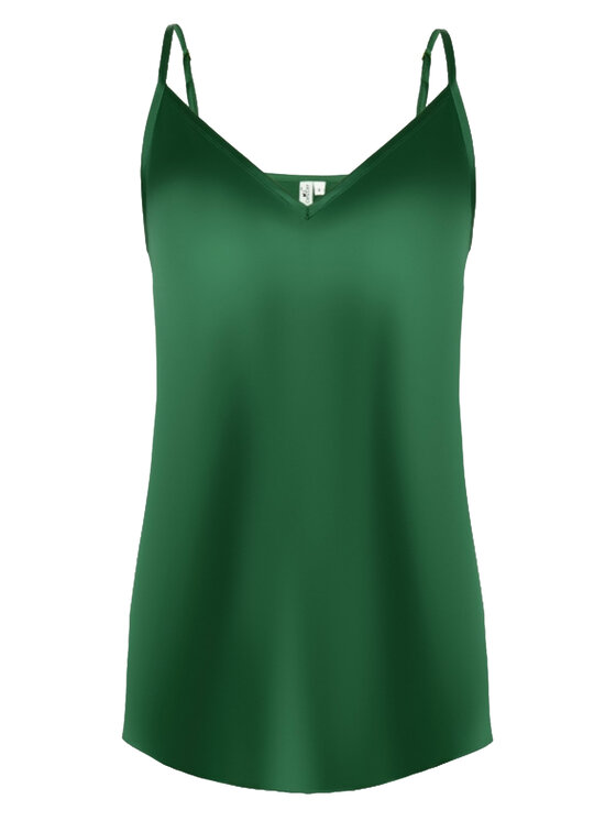 Cat&Cat Cat&Cat Top jedwabny Zielony Regular Fit