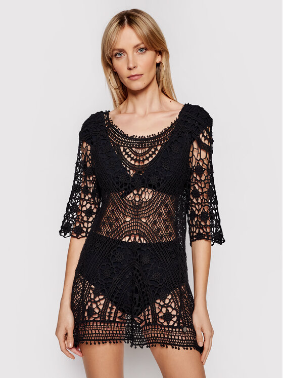 Banana Moon Tunique Magby Dreamland GYV01 Noir Regular Fit Modivo