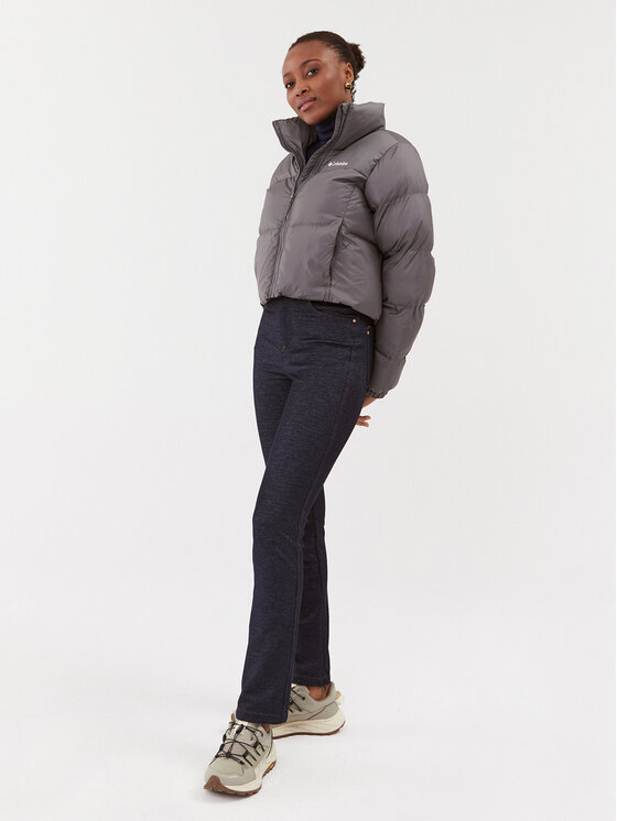 Columbia Columbia Зимно яке Puffect™ Cropped Jacket Сив Regular Fit