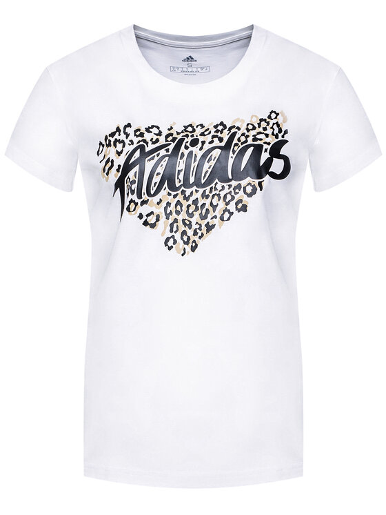 T shirt Adidas da donna bianca | ScuderiStore