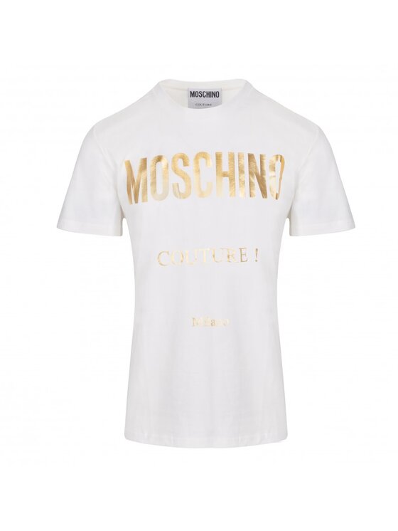 MOSCHINO MOSCHINO T-Shirt J0707 5240 1002 Bílá Regular Fit