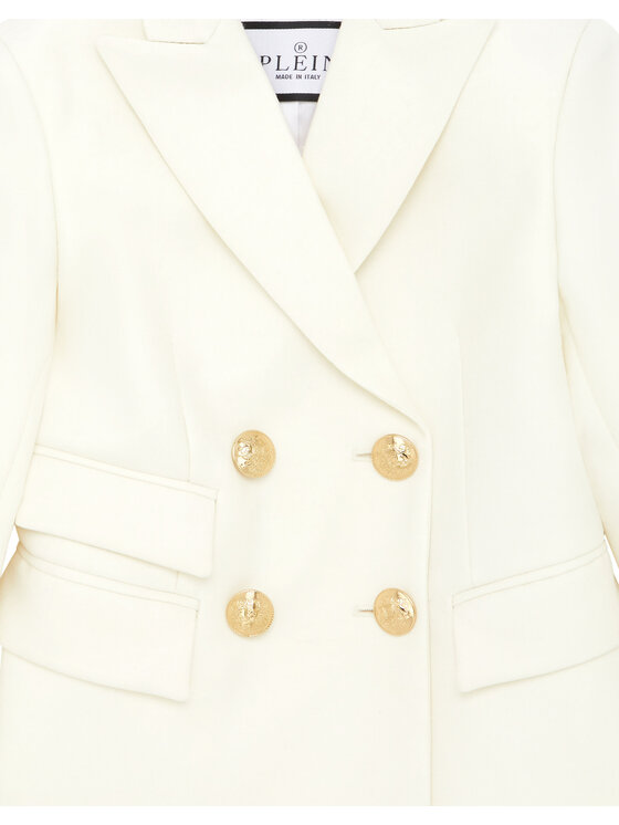PHILIPP PLEIN PHILIPP PLEIN Giacca da abito 28249 Bianco Basic Fit