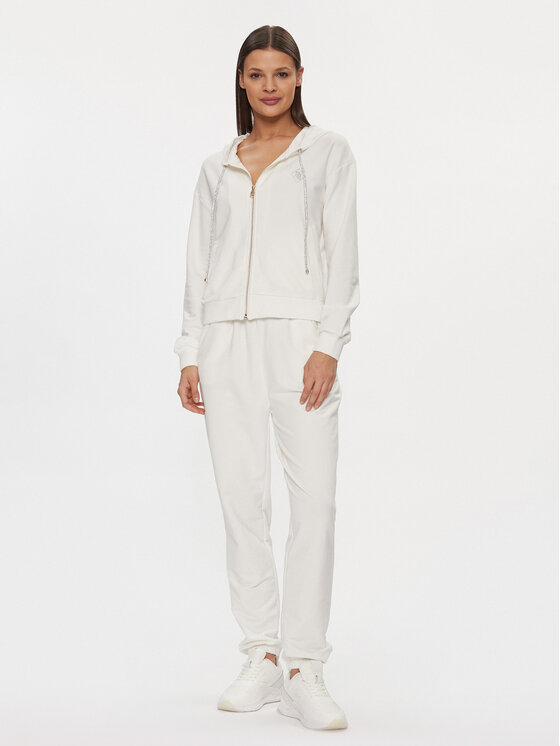 Gaudi Gaudi Pantaloni da tuta 411BD24010 Écru Regular Fit