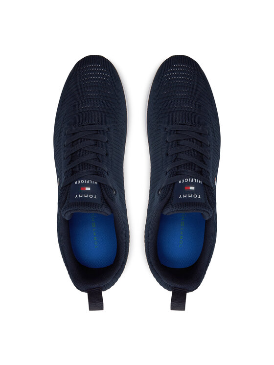 Tommy Hilfiger Tommy Hilfiger Sneakers Corporate Knit Rib Runner FM0FM02838 Bleumarin