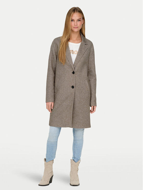 ONLY ONLY Prehodni plašč Sedona 15321862 Siva Regular Fit