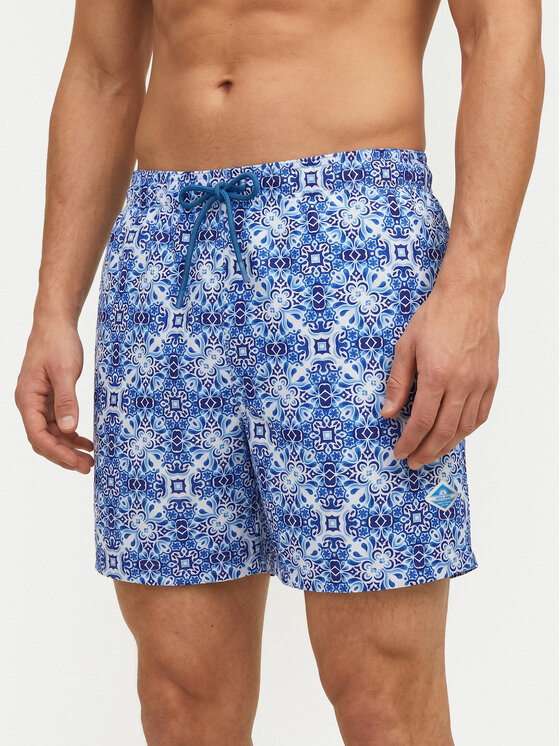 Jack & Jones Szorty kąpielowe Maui Sand 12291428 Szary Regular Fit