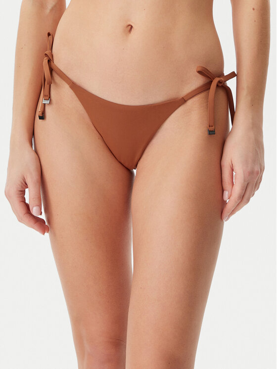 Bikini-Unterteil Calvin Klein Swimwear, Größe XL Braun KW0KW02704