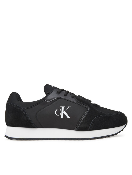 Sneakers Calvin Klein Jeans Retro Runner Sock Lace Up Ny-Su YM0YM01326 Negru