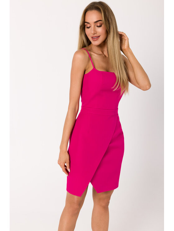 Made of Emotion Made of Emotion Sukienka letnia M744 Różowy Premium Fit
