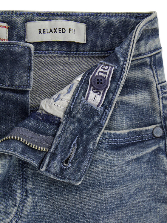 Guess Guess Дънки L6RA08 D7060 Син Relaxed Fit