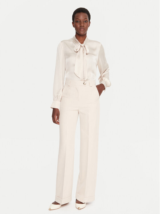 Maryley Maryley Stoffhose 25IB563/43LA Beige Regular Fit