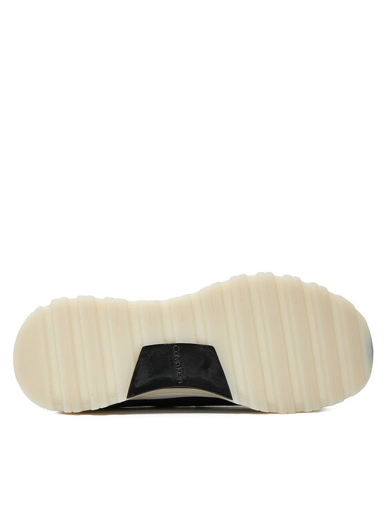 Calvin Klein Calvin Klein Sneakersy Runner Lace Up Pearl Mix M HW0HW02079 Czarny