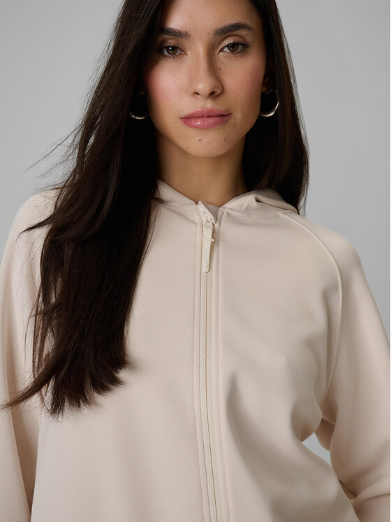 4F 4F Bluza SPORTS CLUB Kremowy Regular Fit
