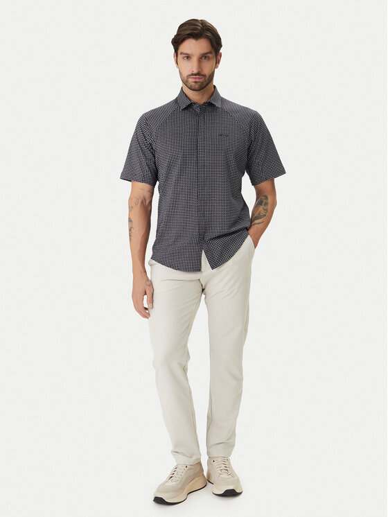 BOSS BOSS Риза Excurse S 50554450 Тъмносин Regular Fit