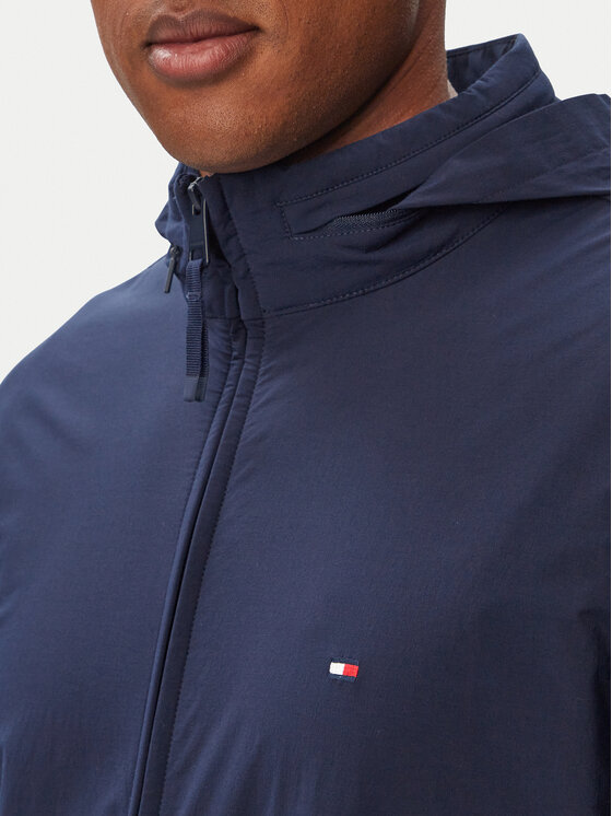 Tommy Hilfiger Tommy Hilfiger Demisezoninė striukė MW0MW43443 Tamsiai mėlyna Regular Fit