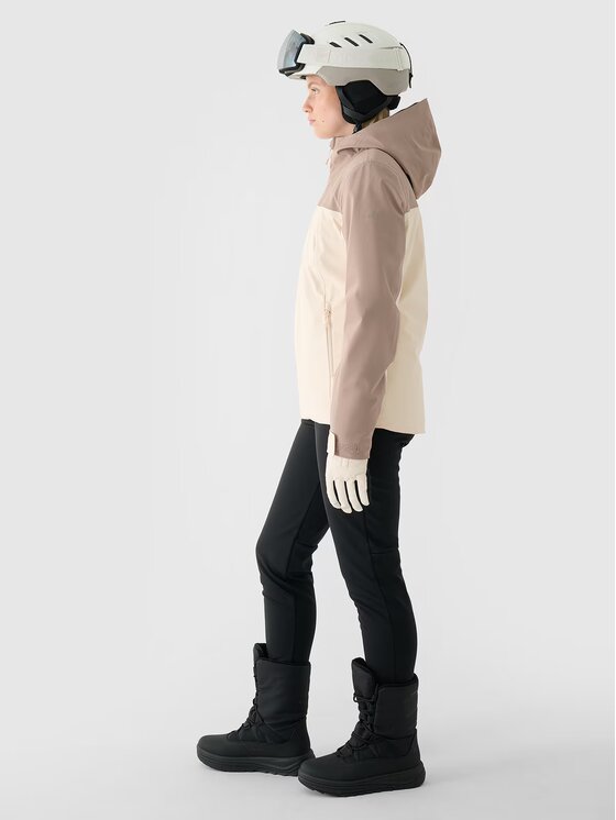 4F 4F Giacca da sci 4FWAW24TTJAF572-82S Marrone Regular Fit