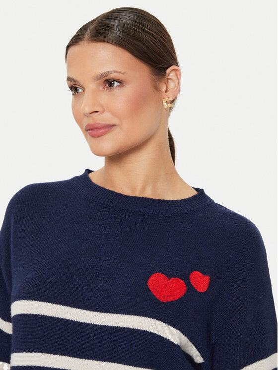 Kontatto Kontatto Sweater 3M0169 Sötétkék Regular Fit