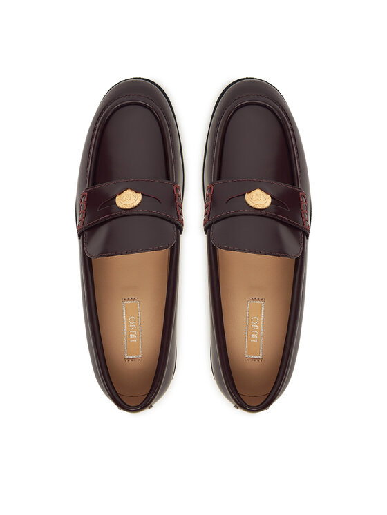 Liu Jo Liu Jo Loafersy Preppy 01 SF5129 PX362 Bordowy