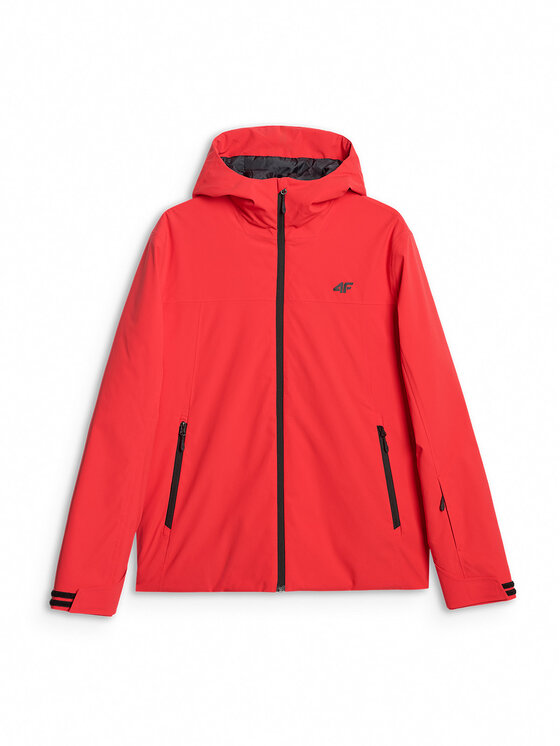 4F 4F Kurtka narciarska SKIWEAR Czerwony Regular Fit