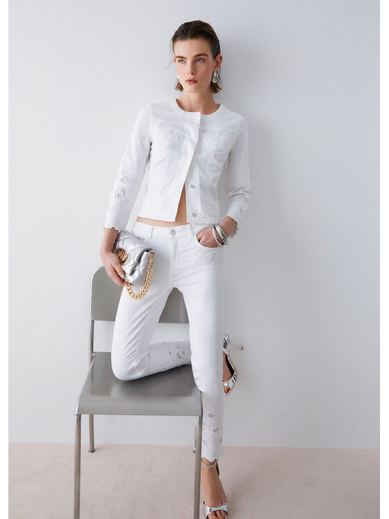 Liu Jo Liu Jo Pantaloni di tessuto WA6260T367AP9255 Viola Slim Fit