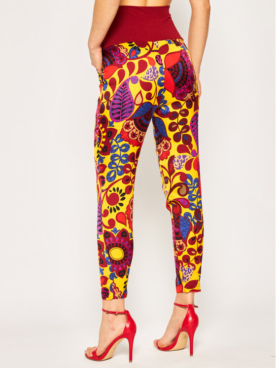 Pantaloni di tessuto P572VF Multicolore Regular