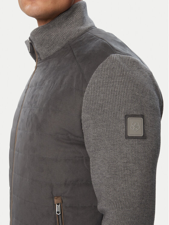 Milestone Milestone Преходно яке MSStanley 630372 60920 Тъмносив Regular Fit