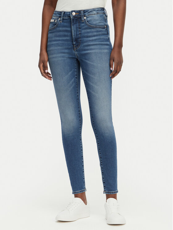 Calvin Klein Jeans Blugi LV047G924G Bleumarin Skinny Fit