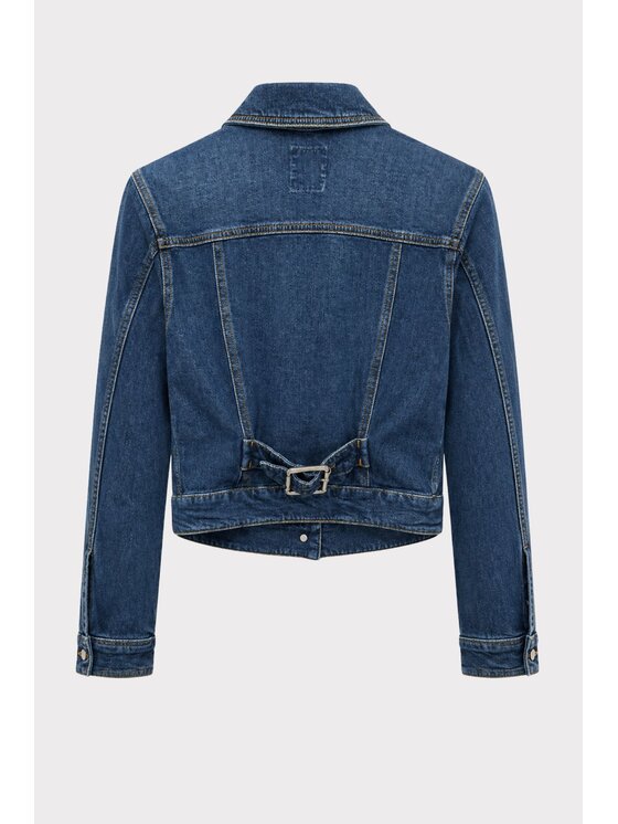 PINKO PINKO Kurtka jeansowa Ganimede Giubbino Niebieski Regular Fit