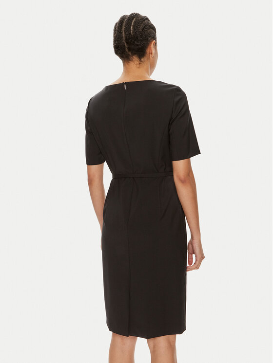 BOSS Boss Kleid für den Alltag Daleah 50490041 Schwarz Slim Fit