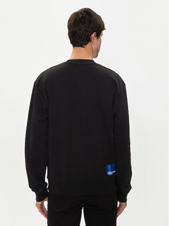 Karl Lagerfeld Jeans Karl Lagerfeld Jeans Sweatshirt 245D1807 Schwarz Regular Fit