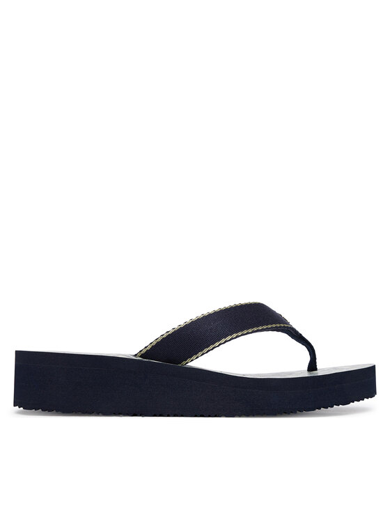 Tommy Hilfiger Tommy Hilfiger Zehentrenner FW0FW09419 Dunkelblau